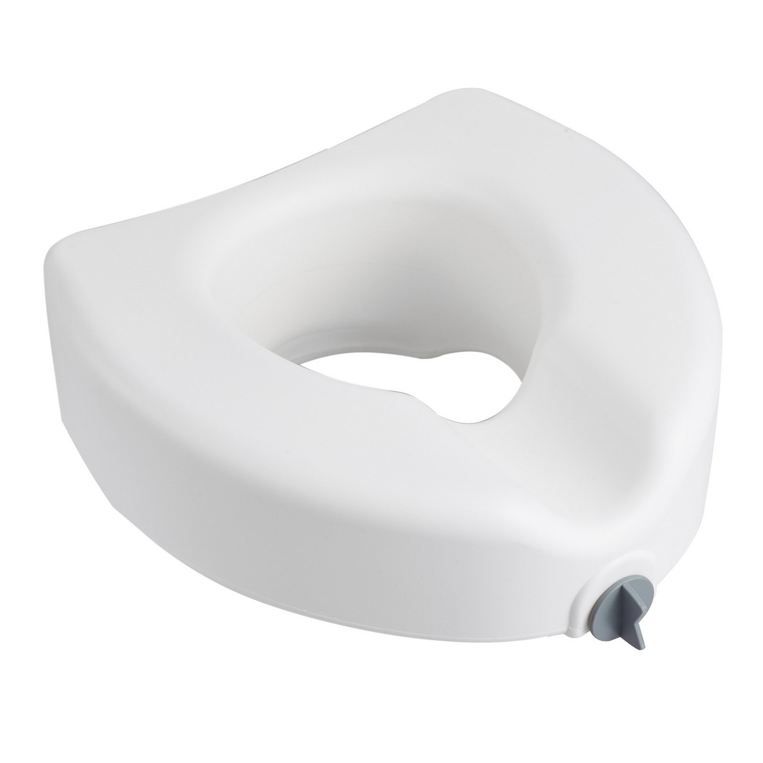 Start2Finish VEVOR raised toilet seat with 5-inch lift, large opening, supports 350 lbs, fits elongated and round bowls for seniors.