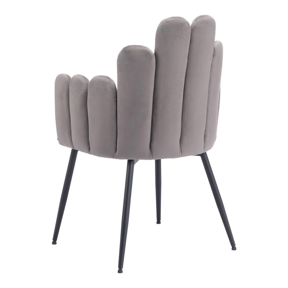 Set of two gray Noosa Dining Chairs by Start2Finish, featuring sleek modern design and comfortable seating.