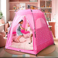 Kids Pop Up Play Tent 78x66 Inch Princess Castle Playhouse