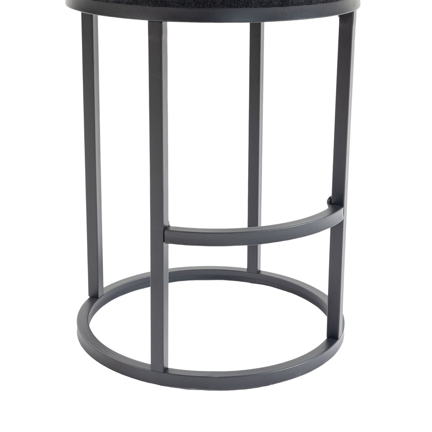 Start2Finish modern barrel upholstered accent bar stools with backrests, stylish home seating with cushioned tops and sleek design.