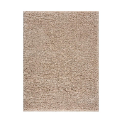 Start2Finish super soft polyester shag area rug with plush, high-pile texture and neutral color for cozy room decor.