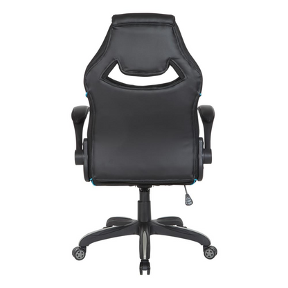 Blue Xeno Gaming Chair by Start2Finish in faux leather with ergonomic design and adjustable features.