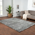 Start2Finish Talas Trellis Area Rug in grey and cream with a geometric pattern, soft texture, and modern design for living spaces.