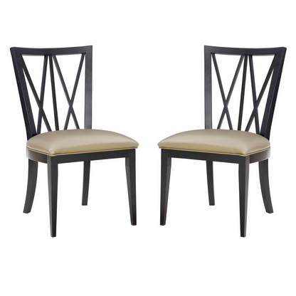 Start2Finish Bailey Chair in black with sleek modern design and cushioned seating, perfect for contemporary living spaces.