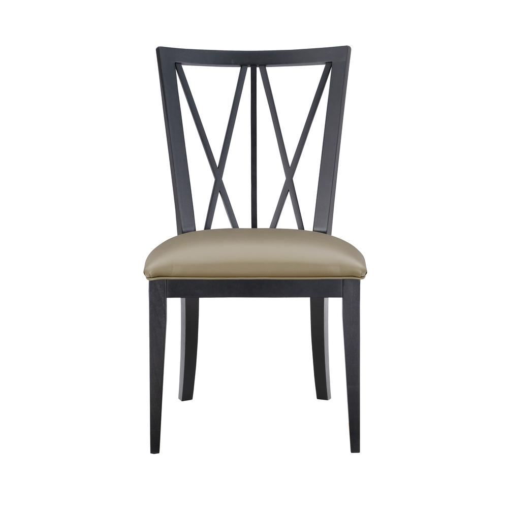 Black Bailey Chair by Start2Finish with a modern design, featuring a cushioned seat and sleek frame in the image.
