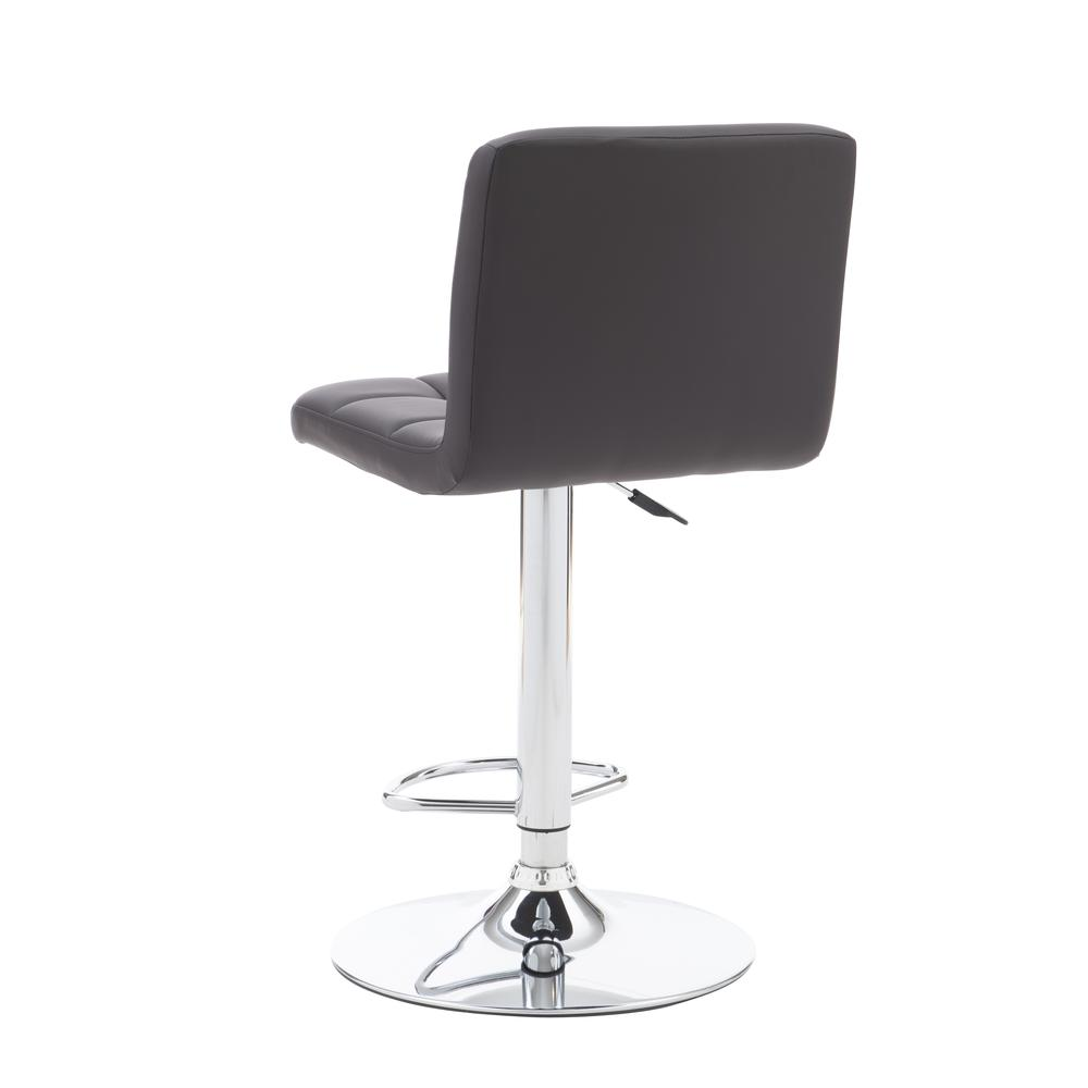 Start2Finish Clayton chocolate barstool with cushioned seat and wooden legs, modern and stylish for kitchen or bar area.