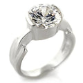 32125 High-Polished 925 Sterling Silver Ring with