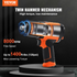 Start2Finish VEVOR 1/2-inch air impact wrench with high torque, lightweight design, and 11-piece impact socket set in carrying case.