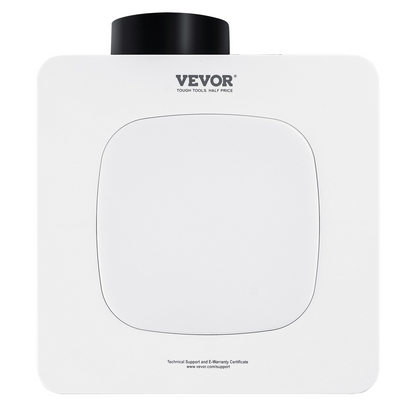 Start2Finish VEVOR bathroom exhaust fan with 110 CFM high-efficiency ventilation, all-copper motor, low noise operation, ceiling mount