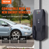 Start2Finish VEVOR Level 1+2 portable EV charger with 28-foot cable, NEMA plug, for SAE J1772 electric vehicles.