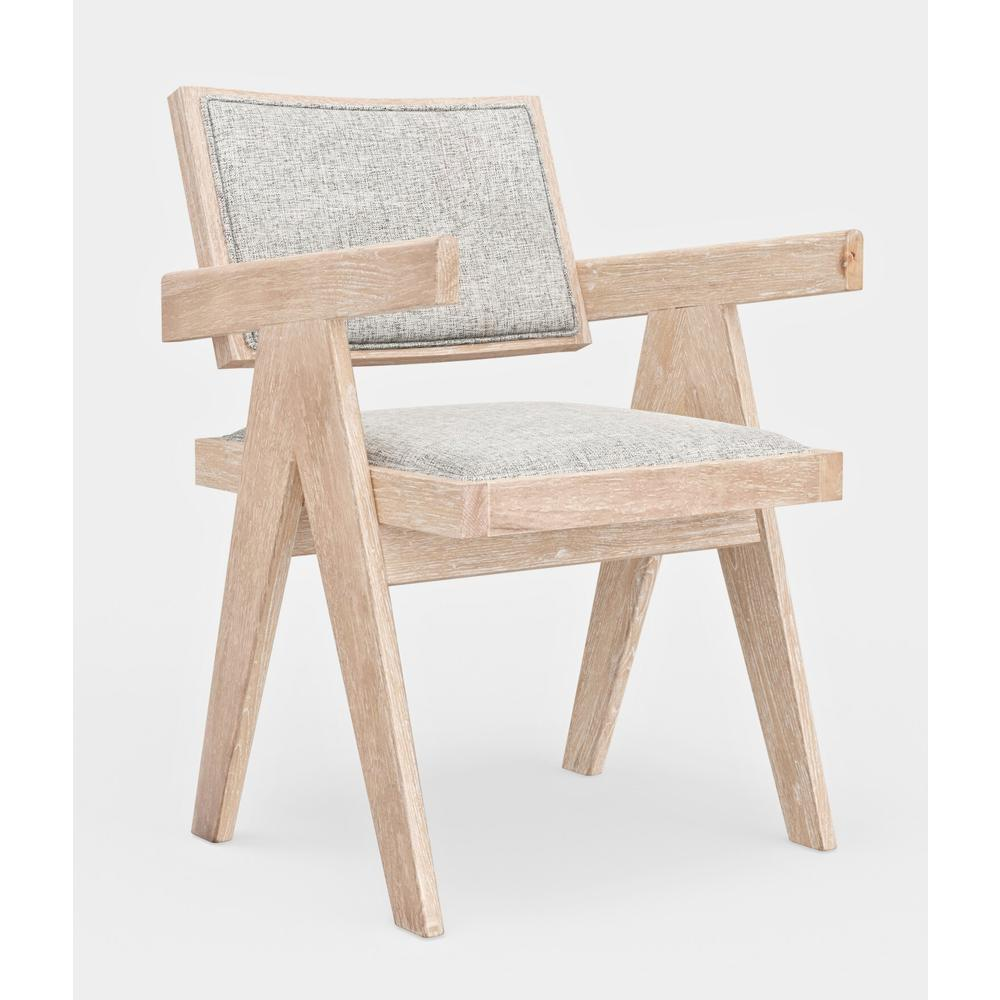 Pair of Raquel Side Chairs by Start2Finish, set of 2, featuring modern design with wooden frames and upholstered seats.