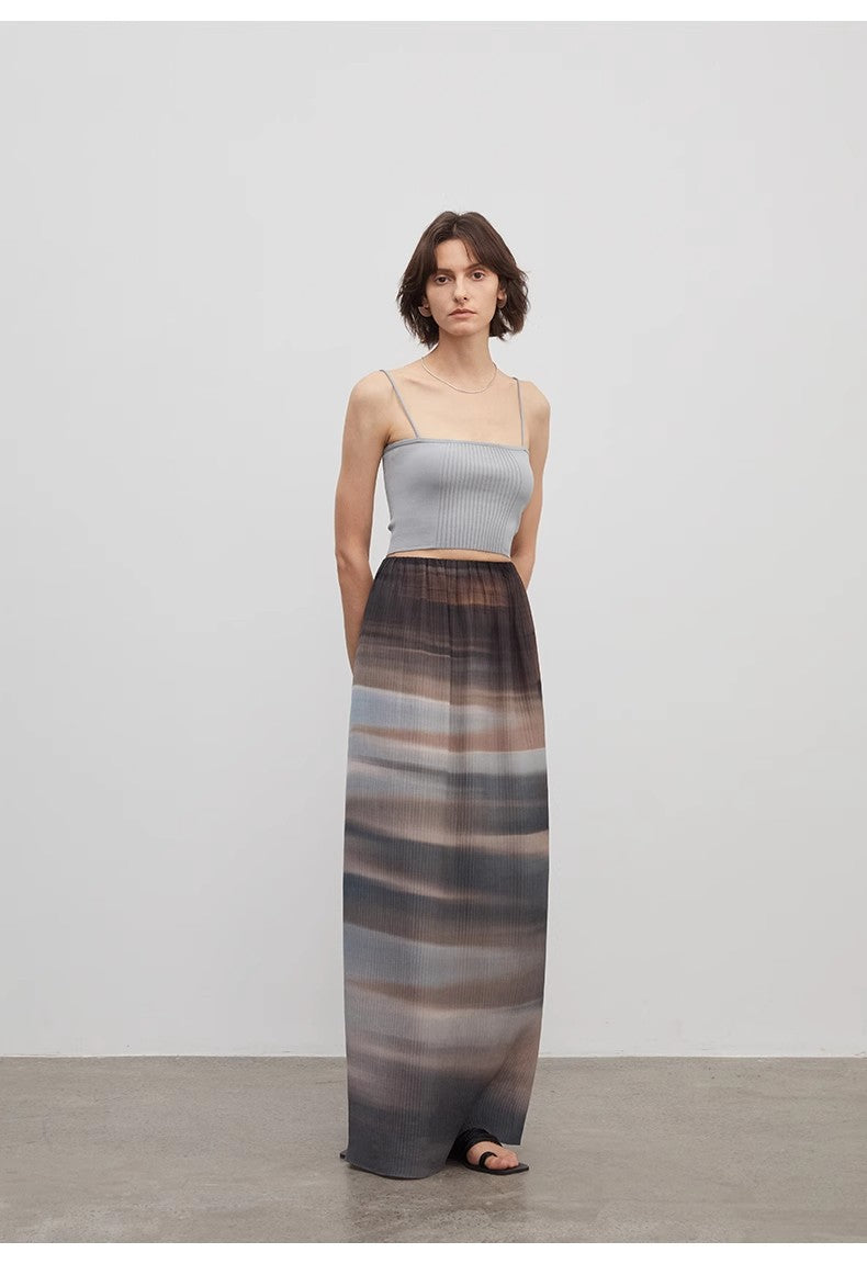 Heavy High-density Silk Luxury High-end Skirt for Women"Above the