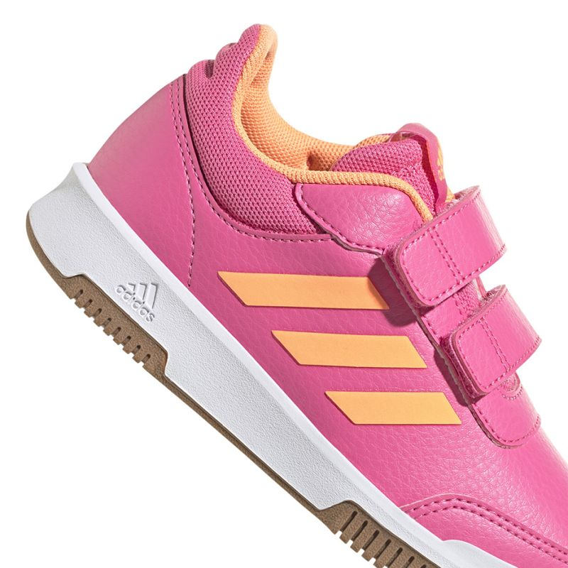 Start2Finish Adidas Tensaur Sport Jr training shoes with hook and loop straps, navy and white color, suitable for kids.