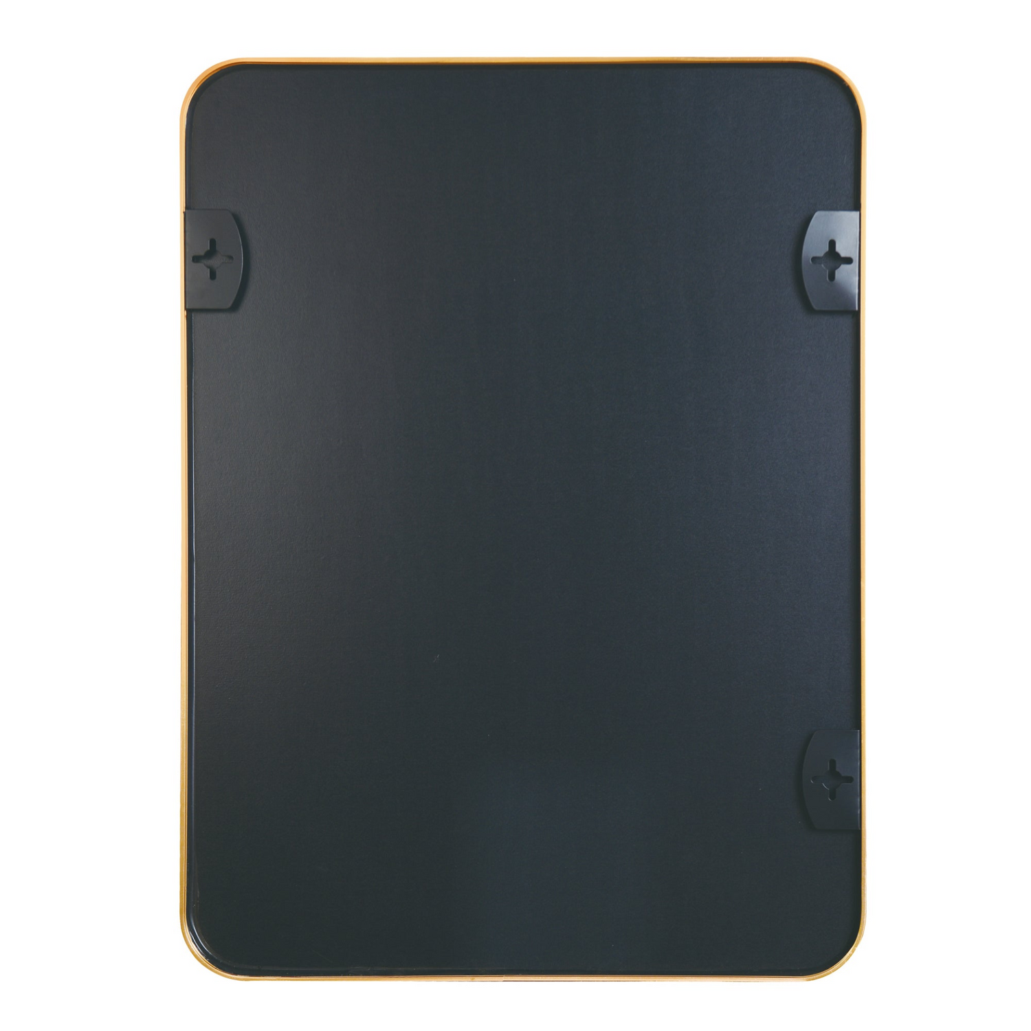 Rectangular metal frame wall mirror by Start2Finish, suitable for bathroom vanity, bedroom, or entryway decor, with reflective glass.