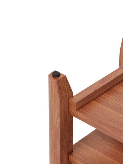 Rotating full-length wood mirror with coat rack and storage in walnut finish, available in 31.5" and 39.37" sizes for entryways and bedrooms.