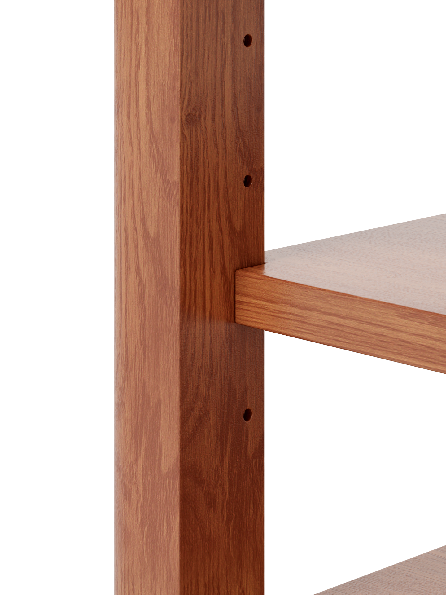 Start2Finish walnut rotating full-length mirror with coat rack, solid wood storage, and adjustable sizes for bedroom or entryway.