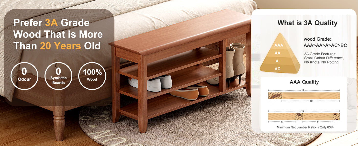Start2Finish rotating full-length wooden mirror with coat rack, walnut finish, adjustable size, ideal for bedroom or entryway.
