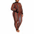 African Tracksuit for women by Olive Buckeye, stylish clothing featuring vibrant patterns and comfortable fit.
