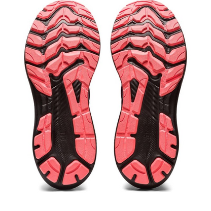 Asics GT 2000 11 GTX W running shoes in gray and black, featuring waterproof Gore-Tex material and supportive design