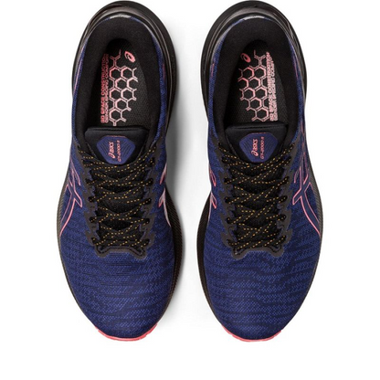 Asics GT 2000 11 GTX W running shoes in grey and black with waterproof GORE-TEX material, designed for comfort and durability.