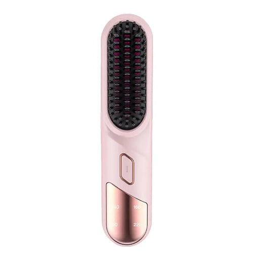 Hair Straightening Brush Fast Heating Negative Ion Hair Straightener