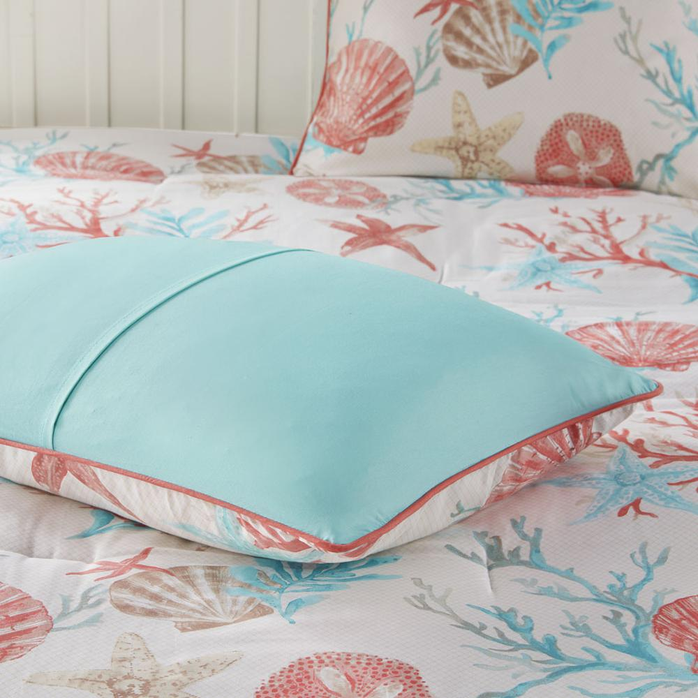 Start2Finish 7-piece cotton sateen comforter set with matching pillow shams in a soft, luxurious bedding design.