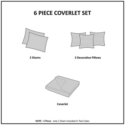 Start2Finish 6-piece reversible quilt set with throw pillows, featuring colorful patterns and cozy fabric for bedroom decor.