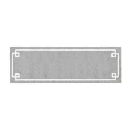 Cotton tufted bath rug in white with plush, textured surface, measuring 20x30 inches, by Start2Finish.