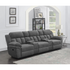 Start2Finish Bahrain 5-piece charcoal upholstered home theater seating set with plush cushions and armrests.