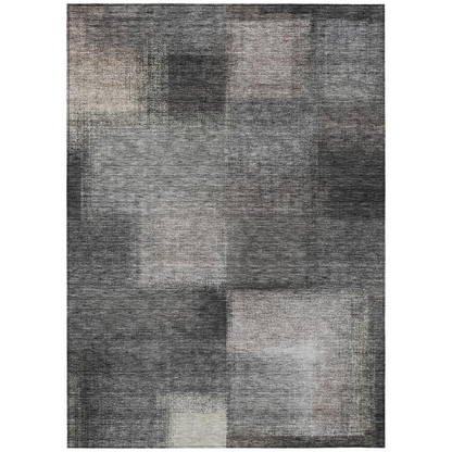 Gray Chantille ACN742 10x14 rug by Start2Finish featuring soft, plush fabric and a modern geometric pattern.