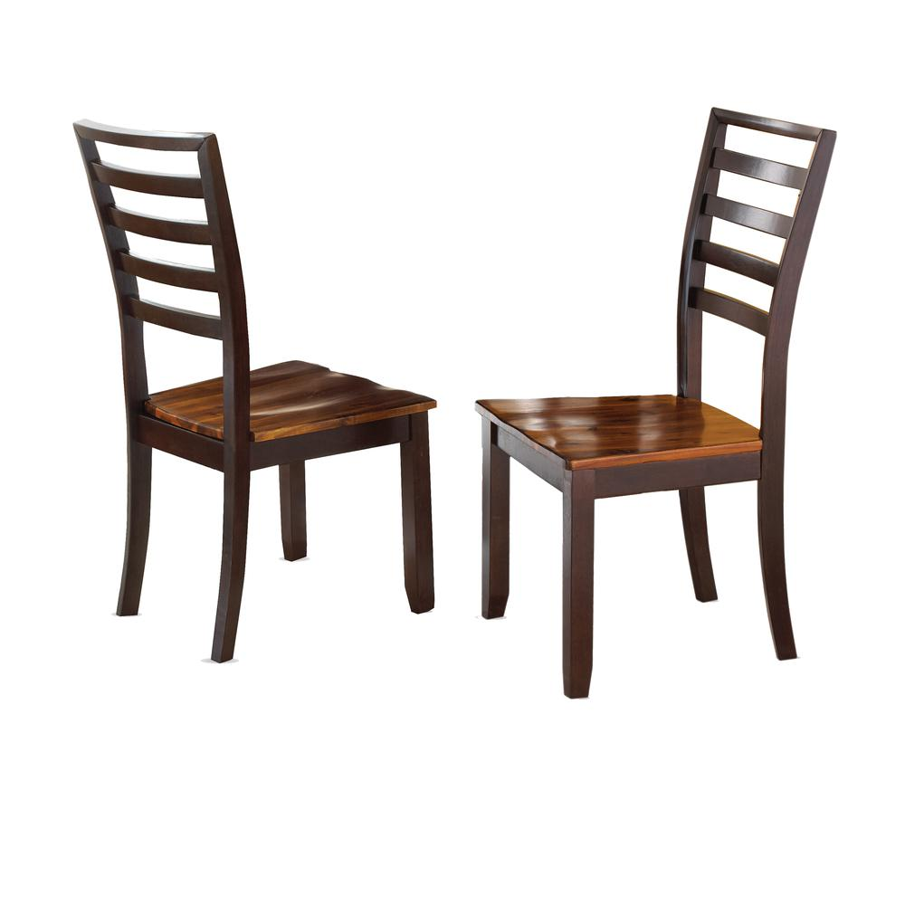 Start2Finish Abaco Side Chair showing a modern wooden design with a curved backrest and four sturdy legs.