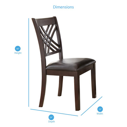 Start2Finish Adrian Side Chair with wooden legs and upholstered seat, showcasing modern design and comfortable seating.