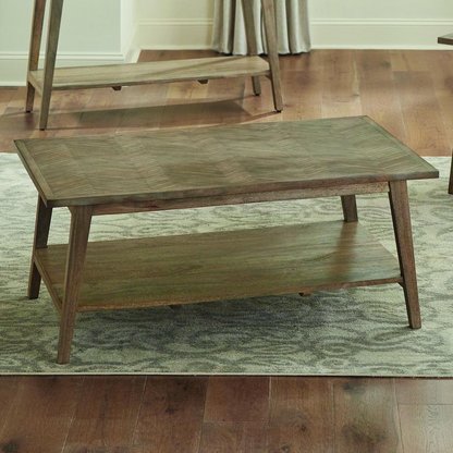 Start2Finish Milani Rectangle Cocktail Table with a sleek modern design, featuring a smooth surface and sturdy legs.