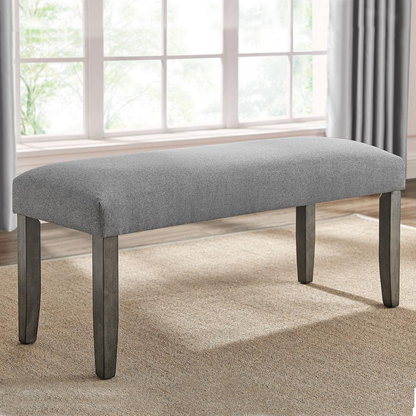 Start2Finish Emily Backless Bench showing wooden seat and sturdy legs, ideal for entryway or living room decor