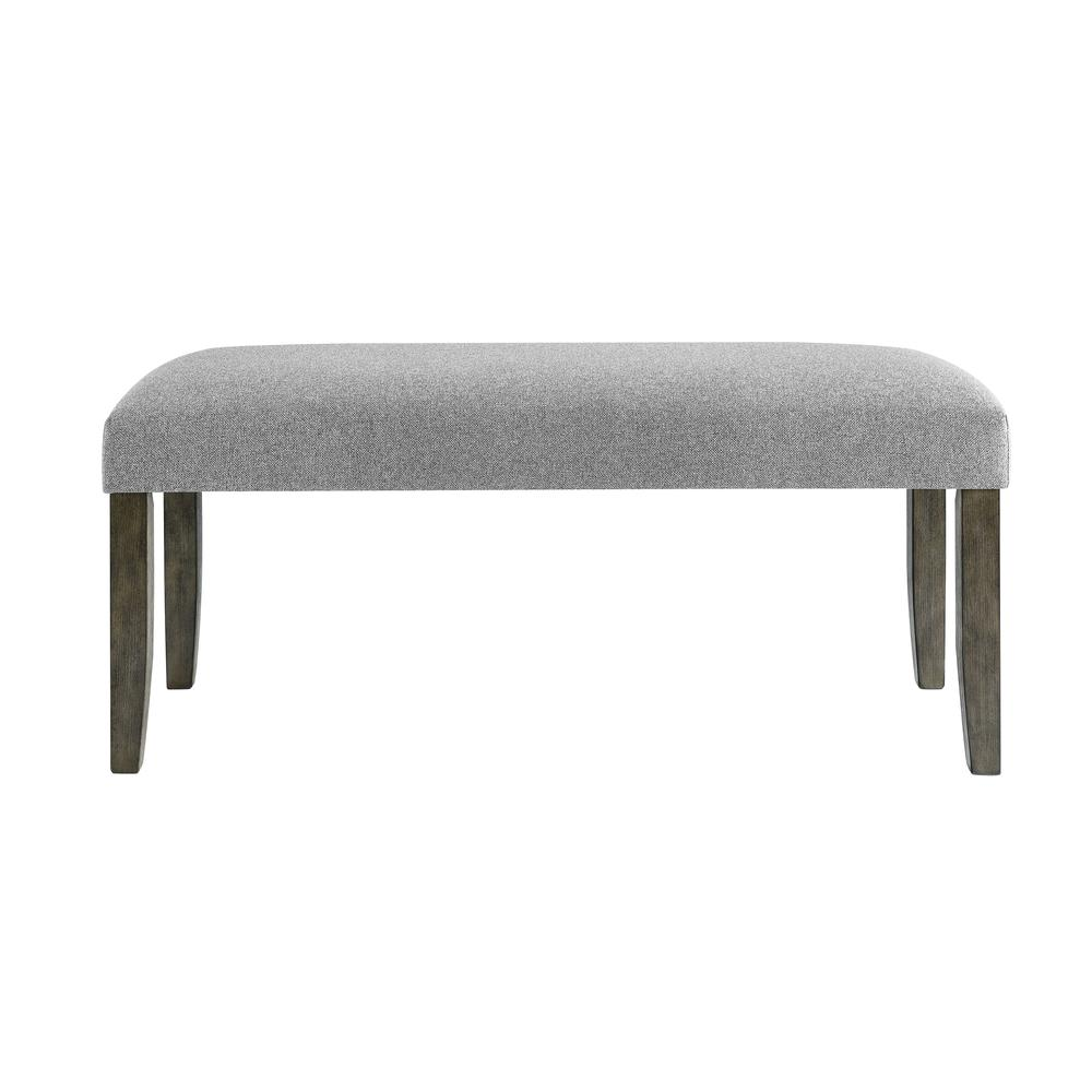 Start2Finish Emily backless bench with wooden seat and metal legs, shown in a modern indoor setting.