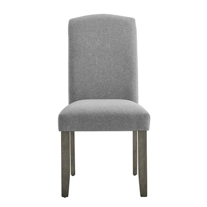 Start2Finish Emily dining side chair with wooden legs and upholstered seat, showcasing a modern, comfortable design.