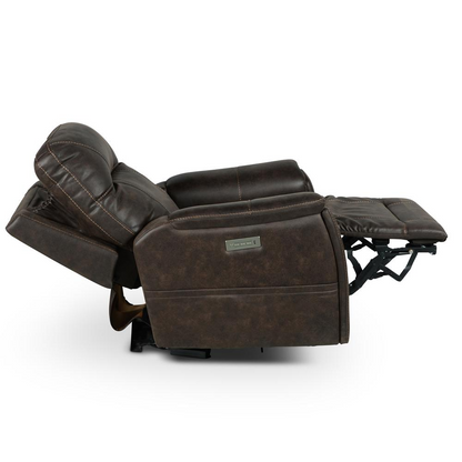 Start2Finish Lexington Power Media Recliner with plush cushioning and adjustable footrest in a sleek, modern design.