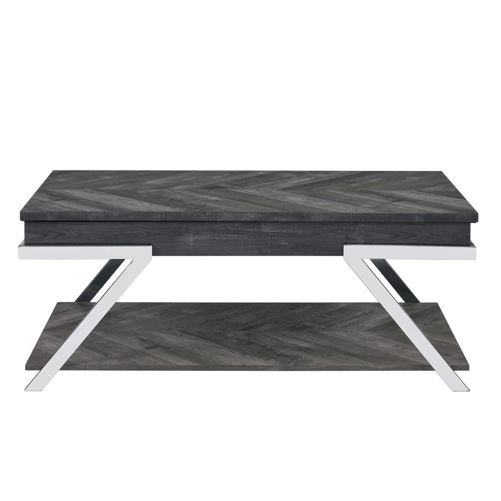 Start2Finish Roma Lift Top Cocktail Table with wood finish and modern design, featuring a lift-top surface for versatile use.