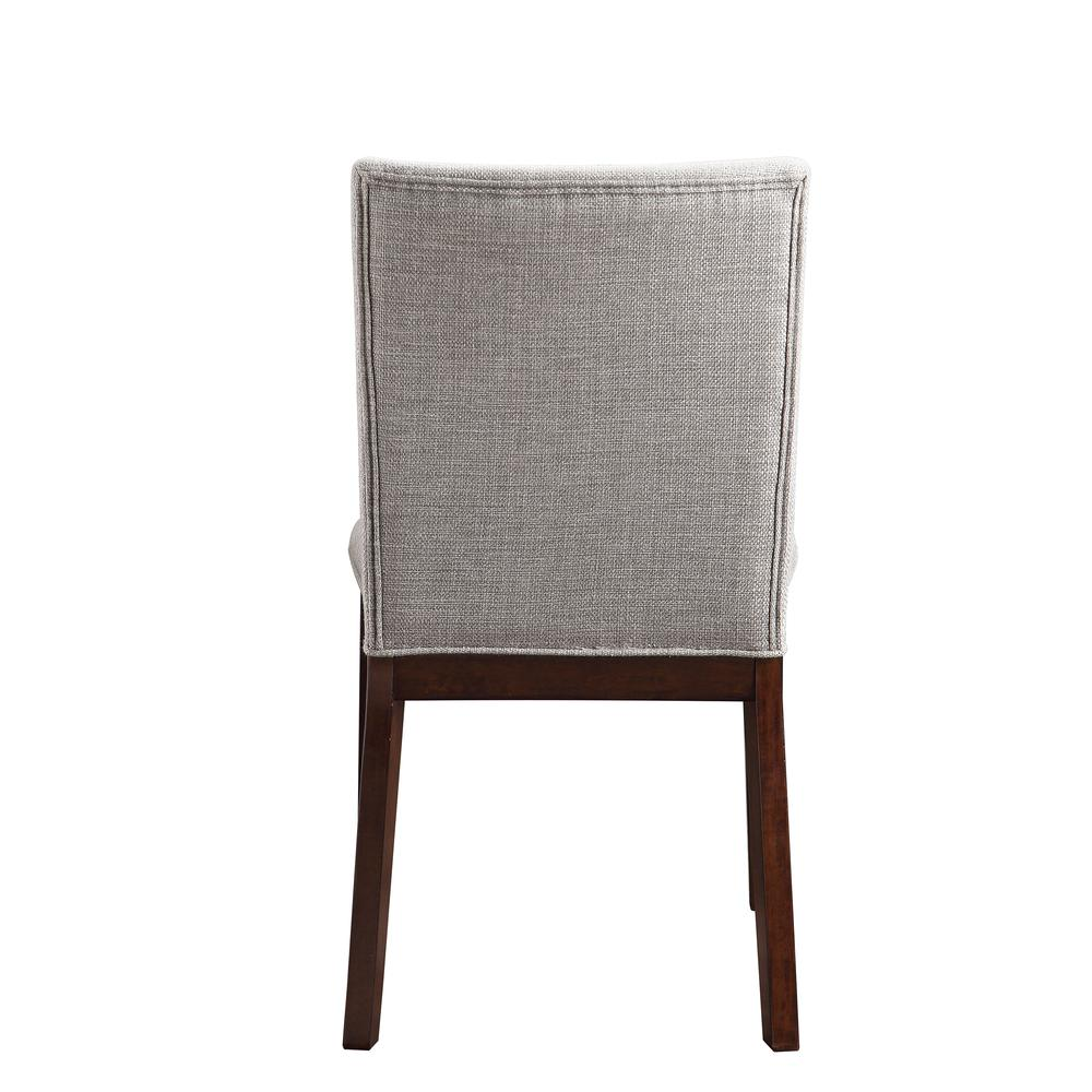 Brown Amalie Side Chair by Start2Finish featuring a sleek wooden seat and curved backrest for modern dining or office use.