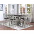 Start2Finish Hyland 7-piece dining set with wooden table and matching chairs, ideal for modern kitchen or dining room.