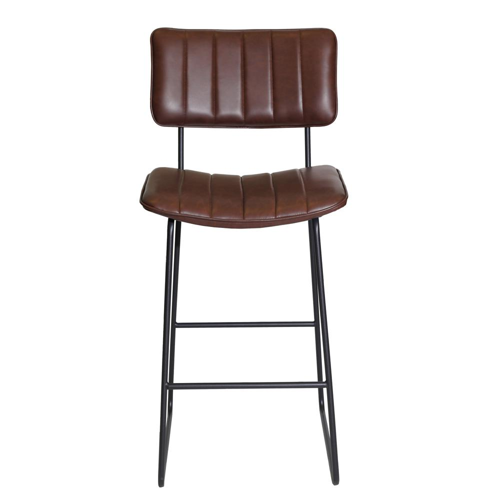 Start2Finish Tribeca Barstool with wooden seat and metal frame, showcasing modern design suitable for kitchen or bar area.