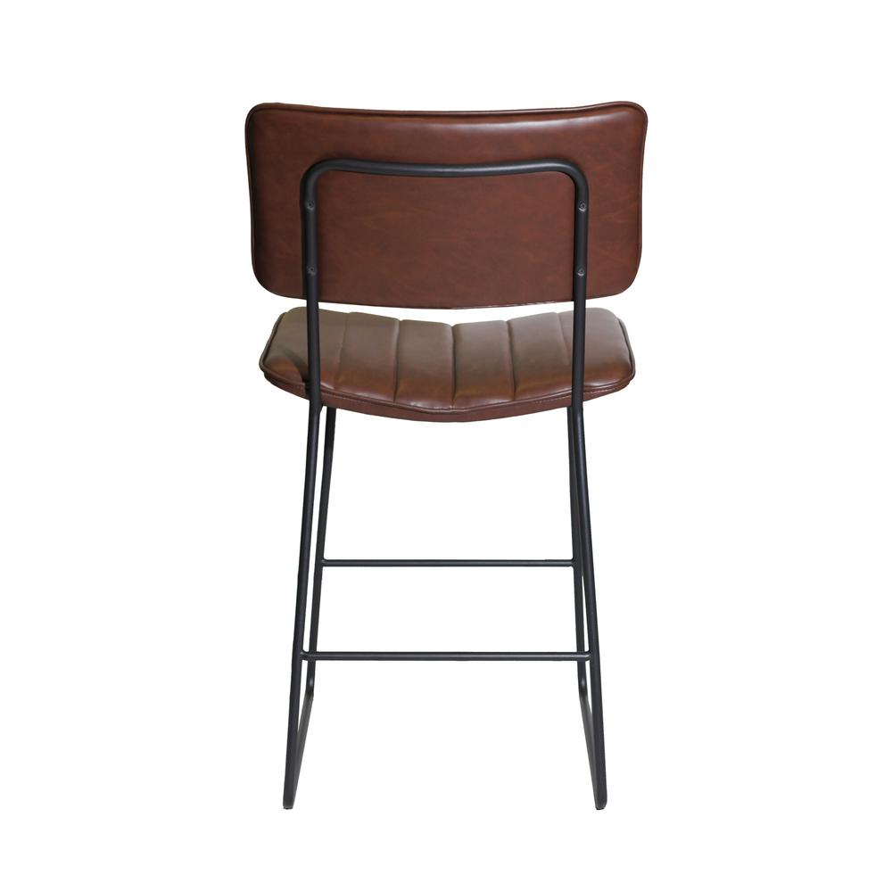 Start2Finish Tribeca Counter Stool with wooden frame and cushioned seat, ideal for kitchen or bar area.