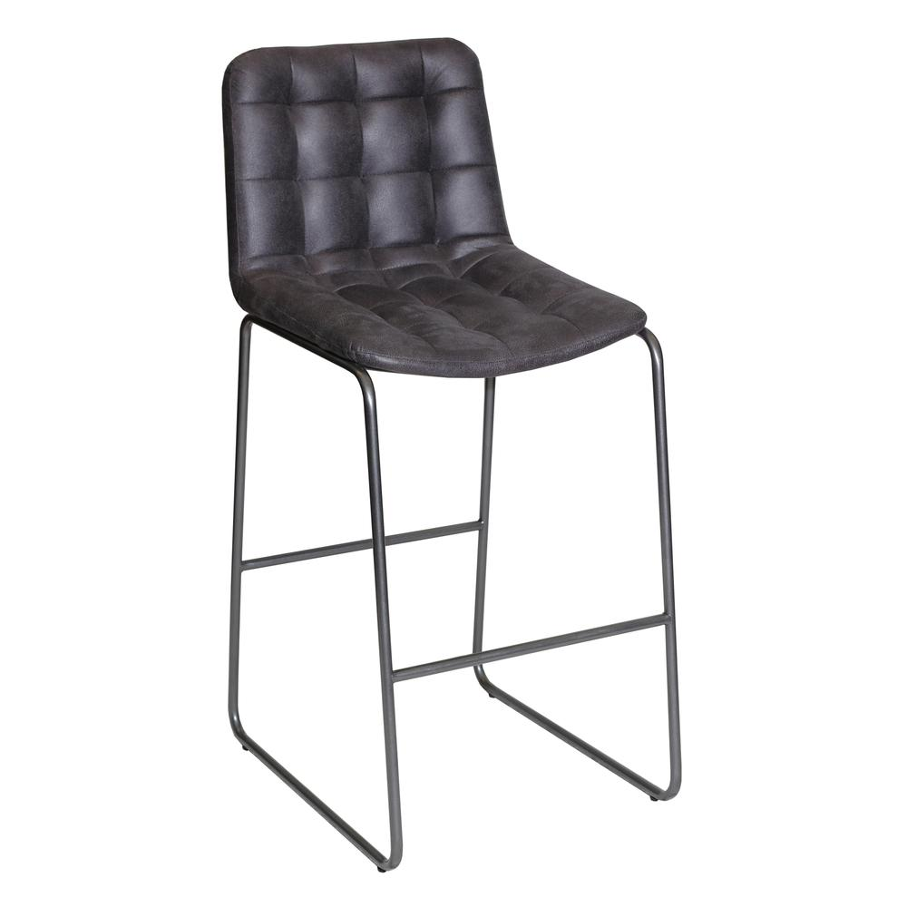 Start2Finish Westover Barstool with wooden legs and upholstered seat, showcasing a modern design and comfortable seating.