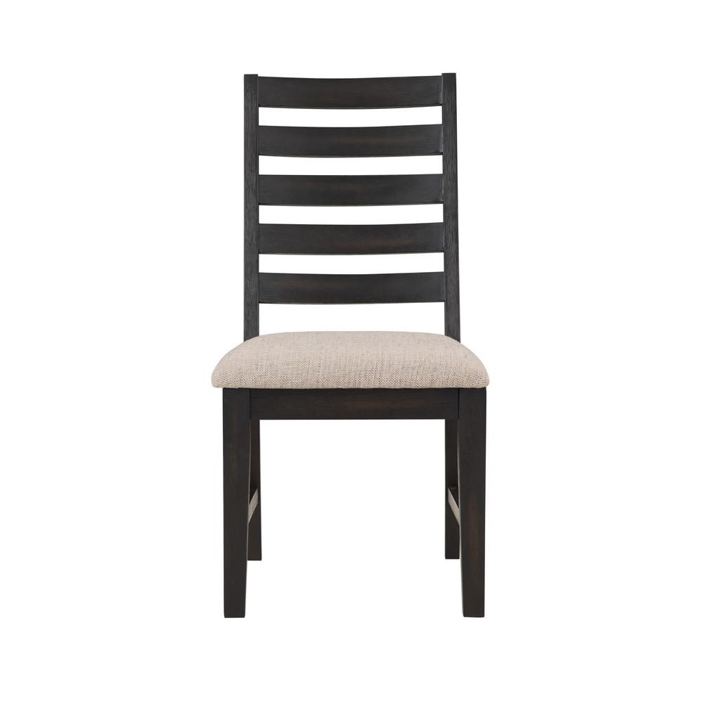 Set of two Harington side chairs by Start2Finish featuring wooden frames and cushioned seats for comfortable dining.