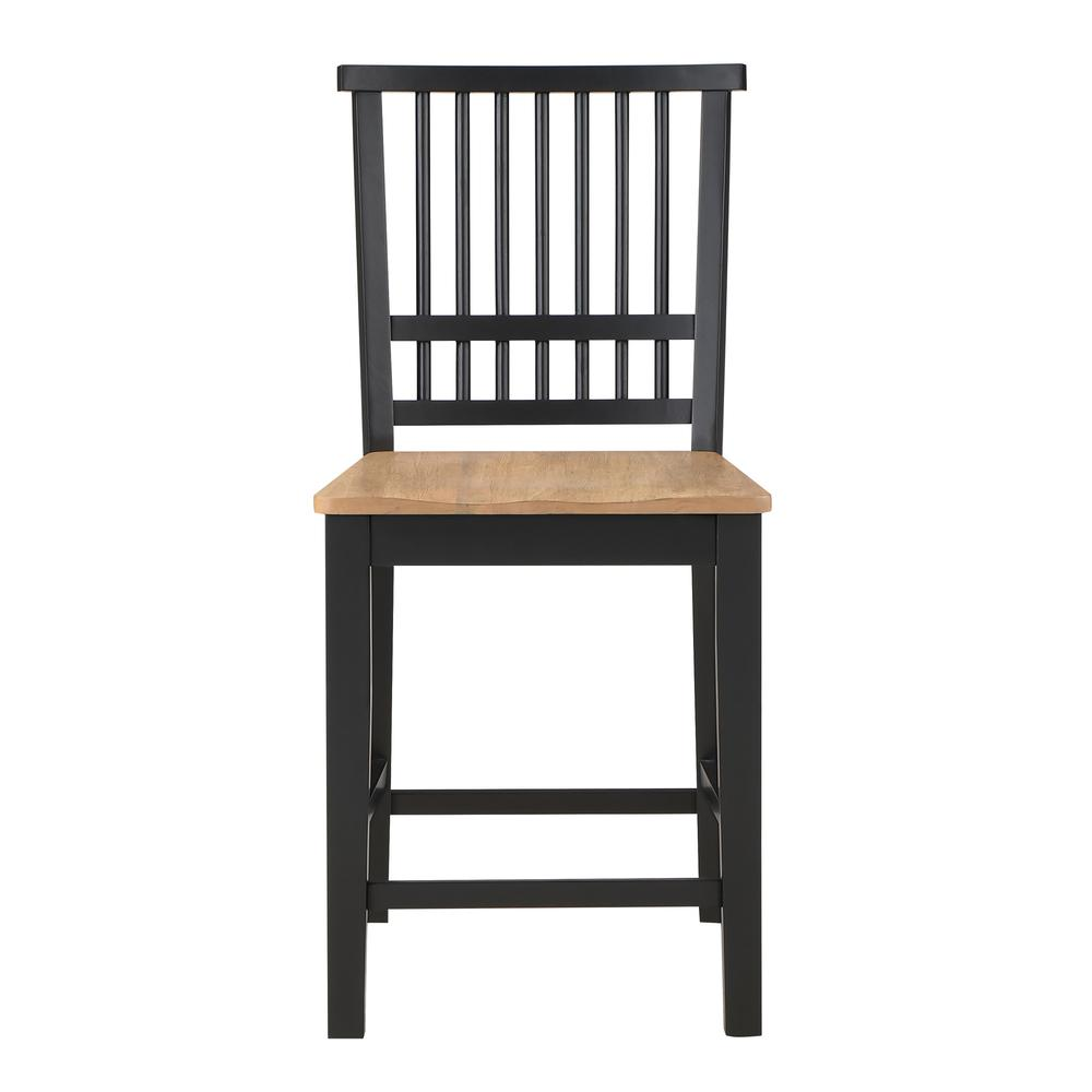 Magnolia counter chair by Start2Finish with a wooden seat and metal legs, ideal for kitchen or bar areas.