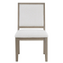 Start2Finish Lily Side Chair with wooden legs and upholstered seat, stylish and modern for dining or living spaces.