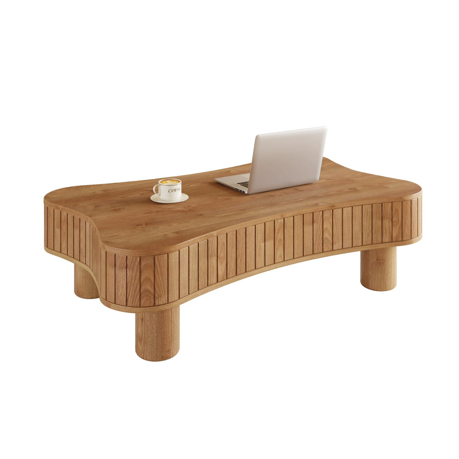 Light brown and black coffee table with MDF and metal construction featuring lift-top storage for living room use.