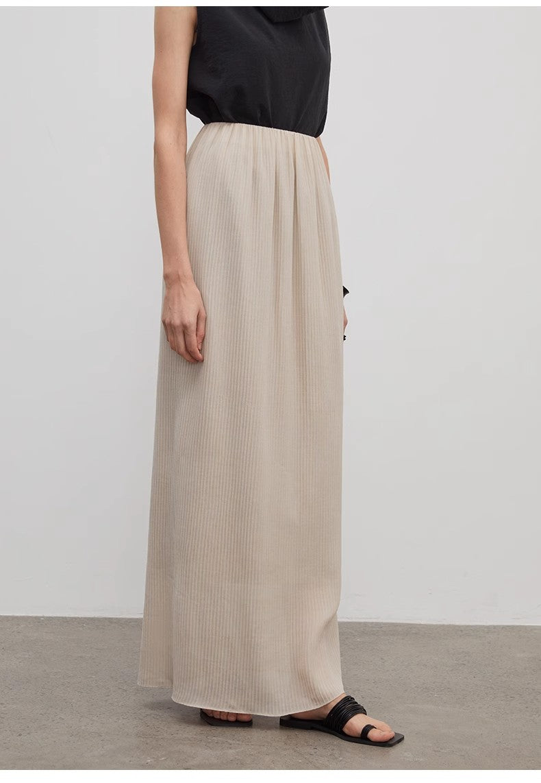 Heavy High-density Silk Luxury High-end Skirt for Women"Above the