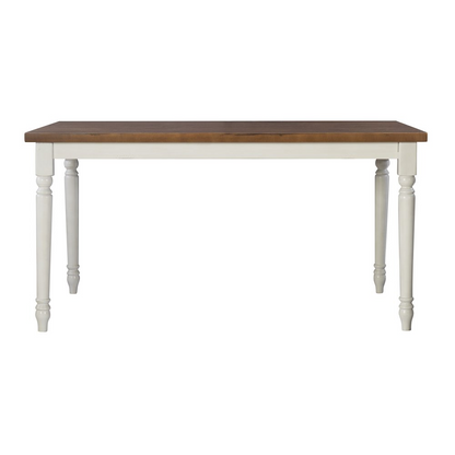 Willow Brown Start2Finish dining table with wooden surface and sturdy legs, ideal for modern dining rooms.