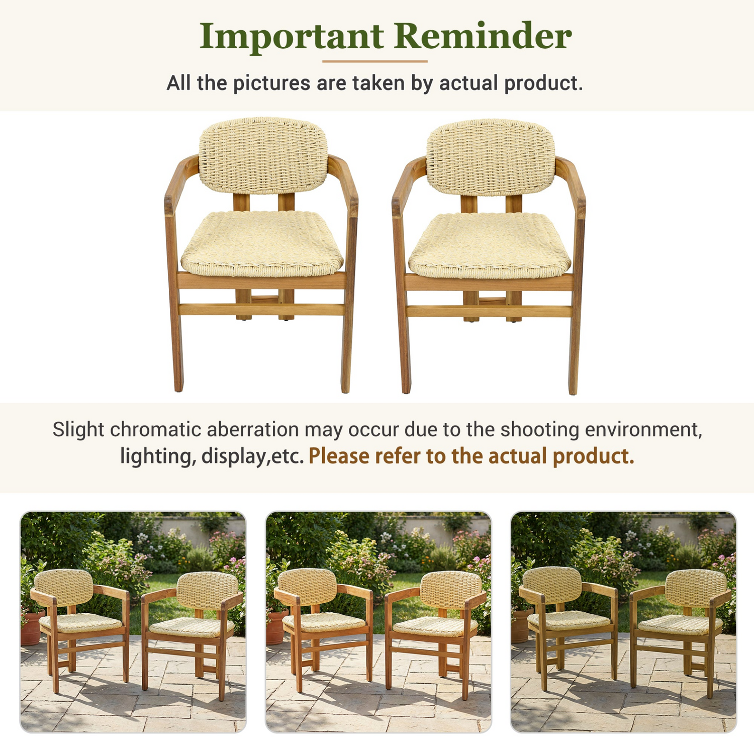 Beige rattan accent chair with wooden legs, perfect for living room or bedroom seating by Start2Finish.